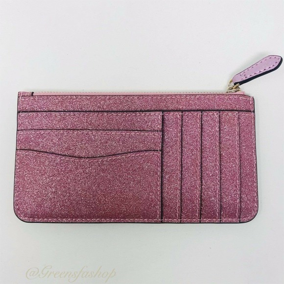 NEW KATE SPADE LOLA GLITTER SATCHEL & CARD HOLDER - Picture 11 of 12